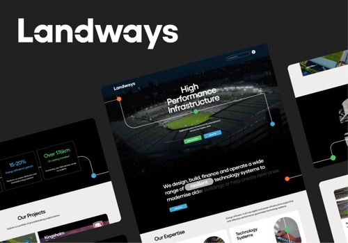 Web Design Package Example: Landways