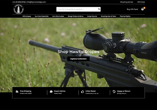 UX/UI Design Package Example: Foymore Lodge Website Redesign & Migration
