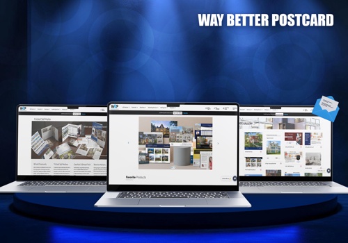 Web Design Package Example: Way Better Postcard: Real Estate Marketing