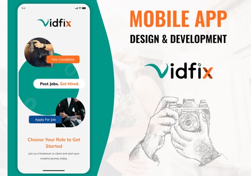 UX/UI Design Package Example: VidFixx : Find & Hire