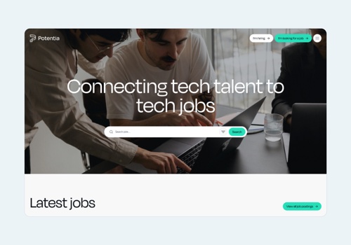 Web Design Package Example: New Zealand's Leading Tech Recruitment website
