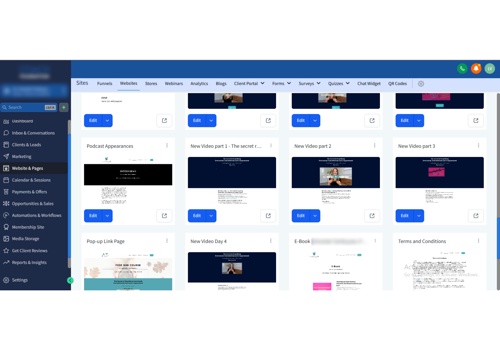 Branding Package Example: GoHighLevel Setup with Pages, Automations, and Qui