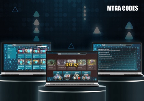 Web Design Package Example: MTGA Codes: E-Commerce Platform