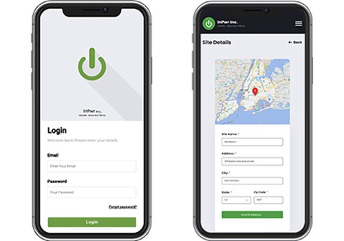 Mobile App Development Package Example: inPwr Service Management