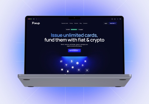 Branding Package Example: Finup – FinTech that offers unlimited virtual card