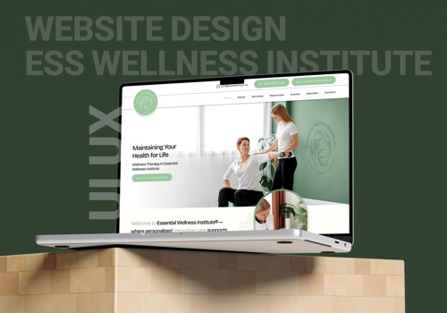 Web Development Package Example: ESS Wellness - UI/UX & Web Development