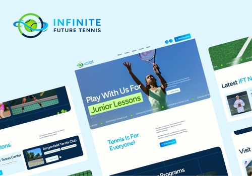 Web Design Package Example: Infinite Future Tennis