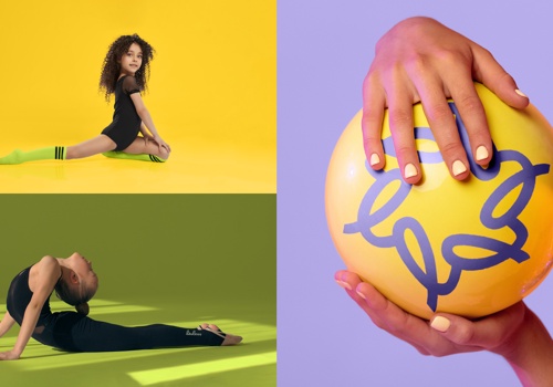 Branding Package Example: Lilulines is a brand of gymnastics clothing and ac