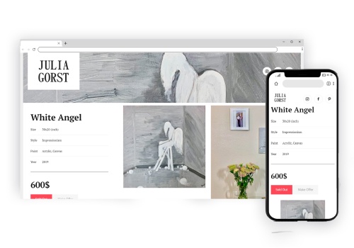Branding Package Example: GorstArt | Web