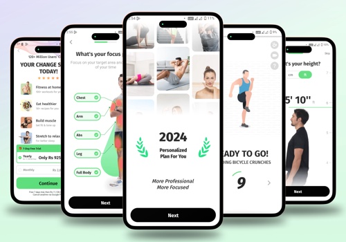 Mobile App Development Package Example: Weight Loss & Workout App | Mobile App Development