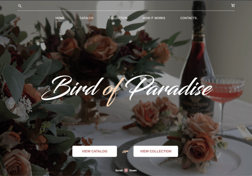 UX/UI Design Package Example: Wedding agency