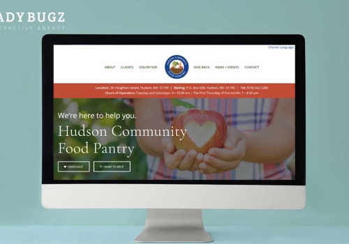 UX/UI Design Package Example: Local Non-Profit Website Design in Hudson, MA