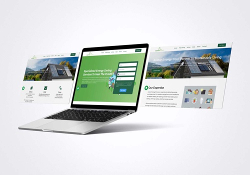 Web Design Package Example: Website Design and Development for Austar Energy