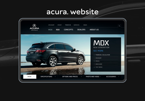 Web Development Package Example: Acura