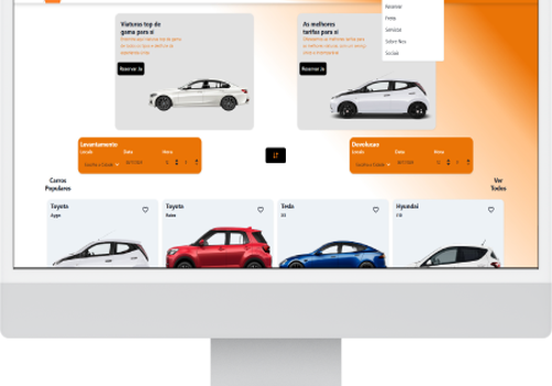 UX/UI Design Package Example: Car Rental Website