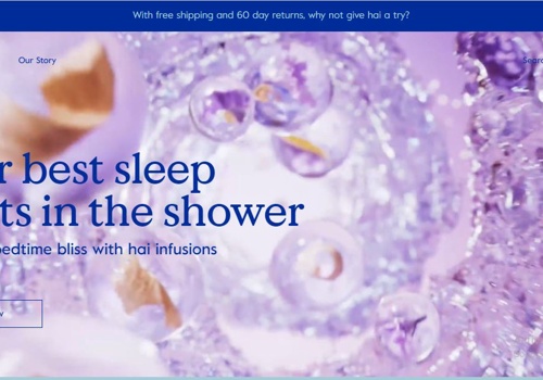 Custom Software Development Package Example: HAI - Shop The World Smartest Shower Head