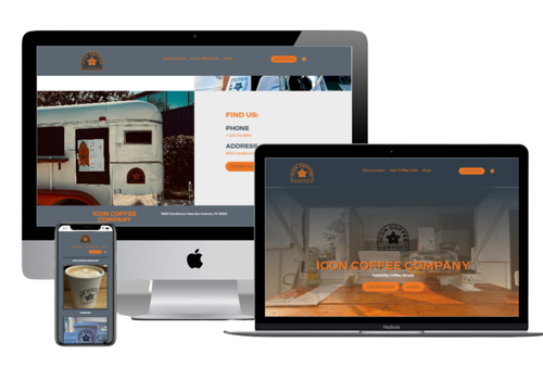 Web Design Package Example: Website Redesign for Coffee Shop