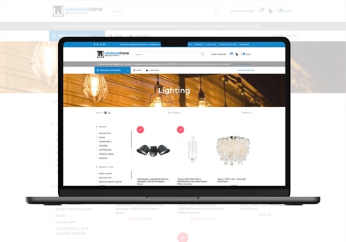 Web Design Package Example: WHOLESALE HOME IMPROVEMENT WEBSITE DEVELOPMENT