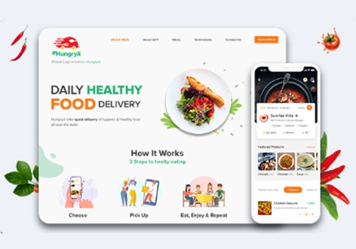 IT Staff Augmentation Package Example: Hungruji - Food Delivery APP