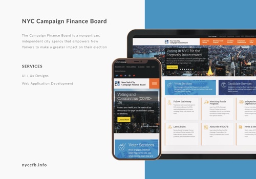 Web Development Package Example: New York City Campaign Finance Board (NYCCFB)