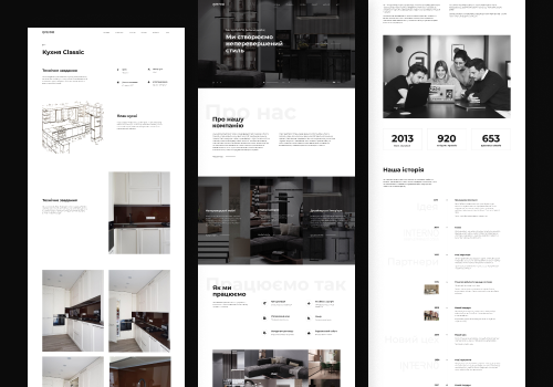 Web Design Package Example: Interno - Interior design