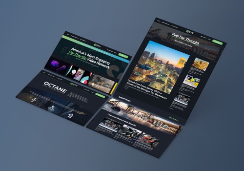 Web Design Package Example: GSTV Website Redesign