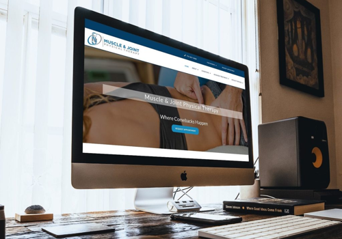 Web Design Package Example: Website design for Physical Therapy