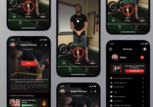 Digital Strategy Package Example: Prehab Fitness App