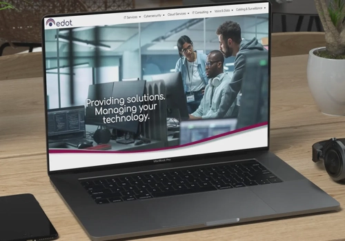 Web Design Package Example: Website design for Tech Company