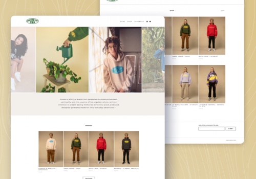 Web Development Package Example: HOUSE OF PH8 - Shopify Development