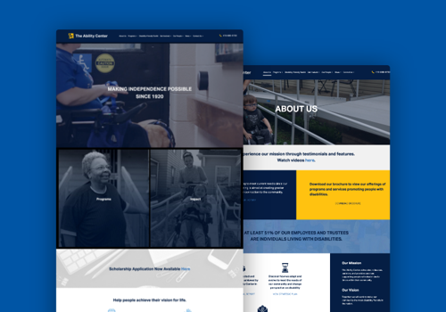 Web Development Package Example: The Ability Center