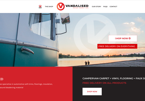 Web Design Package Example: Web Design & Development for vehicle accessories