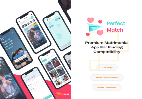 UX/UI Design Package Example: Perfect Match App