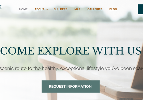 Content Marketing Package Example: Master Planned Community Website/Social Marketing