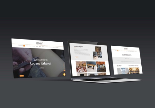 Web Design Package Example: Logans Originals Website Design