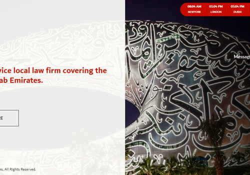 Web Design Package Example: MAS advocate Website