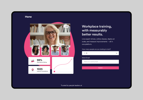 UX/UI Design Package Example: Hone ~ Branding + Web Design