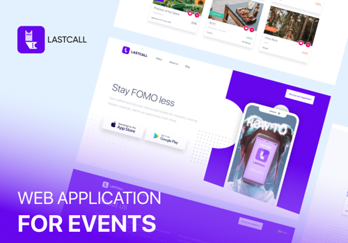 Web Development Package Example: New marketplace for the event industry