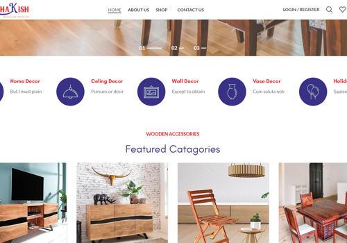 Web Design Package Example: Customized E-Commerce Website