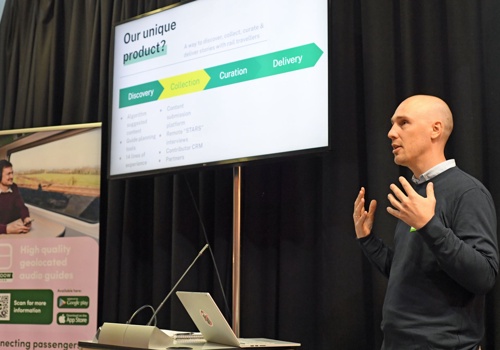 Product Design Package Example: Delivering Place-Based Stories to Train Passengers