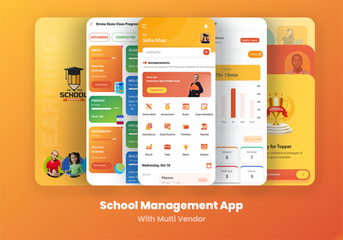 Web Development Package Example: School Management System