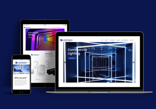 Web Design Package Example: Lichtechnic