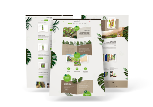 Web Design Package Example: Coccine - Dedicated Wordpress Company Site