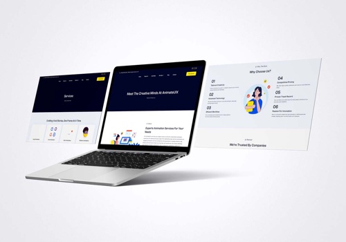 Web Design Package Example: Woocommerce integrated for AnimateUIX