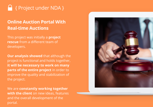 Custom Software Development Package Example: Online Auction Portal With Real-time Auctions