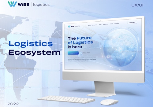 UX/UI Design Package Example: W1SE Logistics UX/UI | Development | Pitch Deck