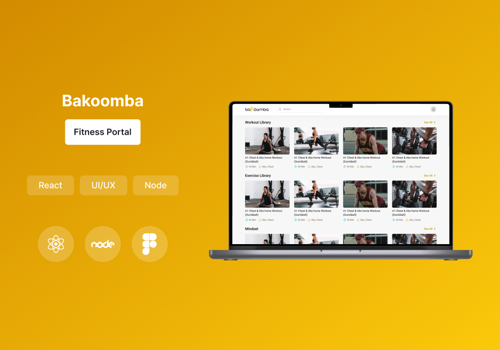Web Design Package Example: Fitness Web Portal