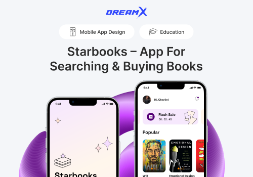 UX/UI Design Package Example: Starbooks -Book Search & Buy App Design