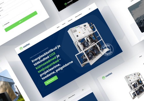 Web Design Package Example: Cooltec