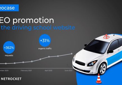 Pay Per Click Package Example: SEO promotion of the driving school website